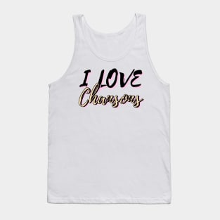 I Love Chansons Tank Top